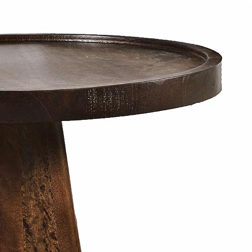 Set of 3 Solid Hardwood Round Nesting Tables Z1764