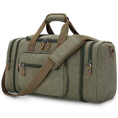 Canvas Duffle Bag 50L Expandable (Gray) G44004