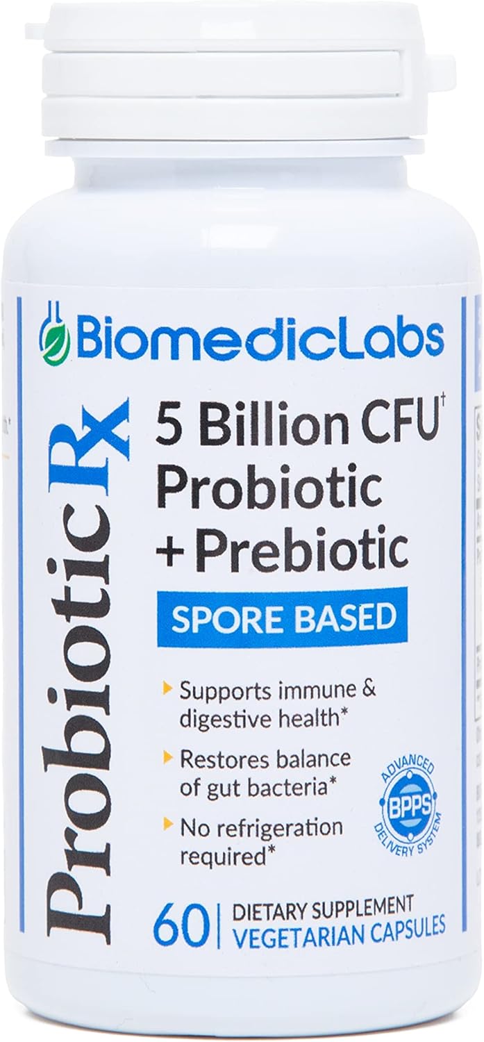 5 Billion CFU Probiotic + Prebiotic Spore-Based 60-Day Supply M741