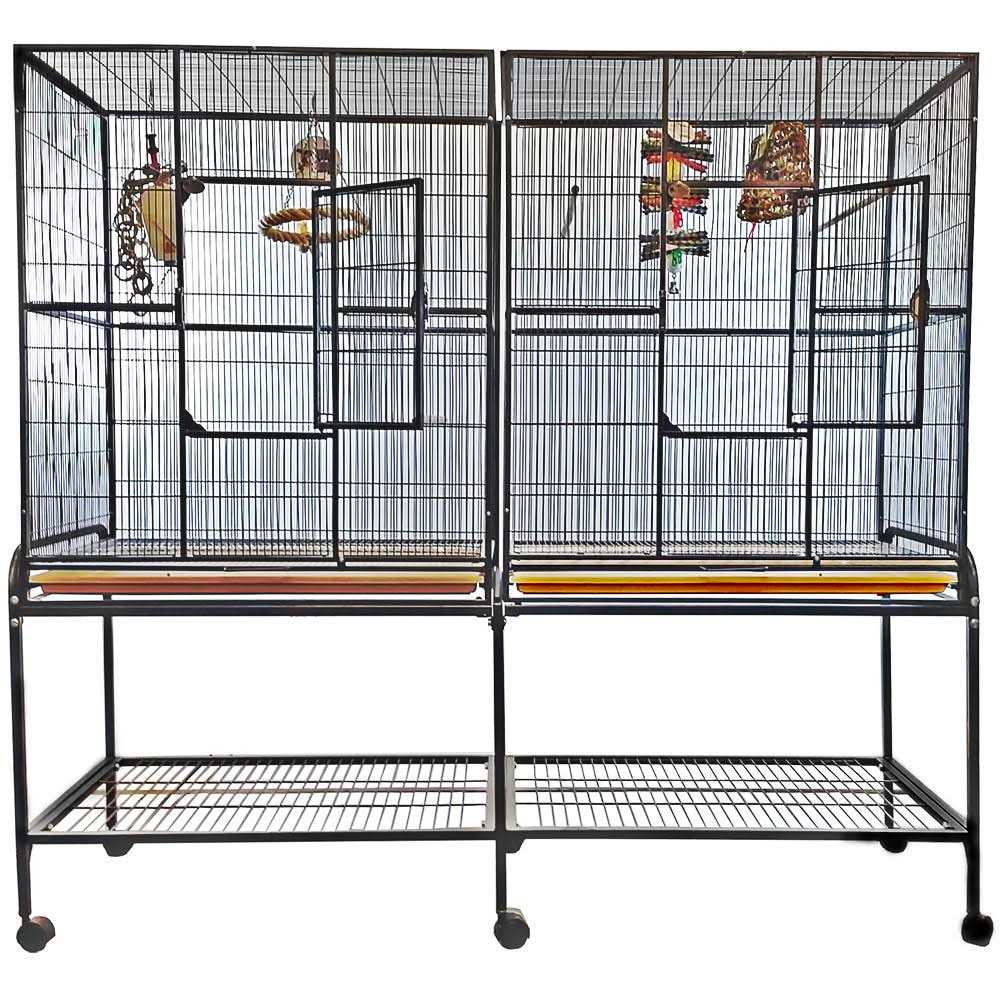 Double Flight Cage with Divider B669161