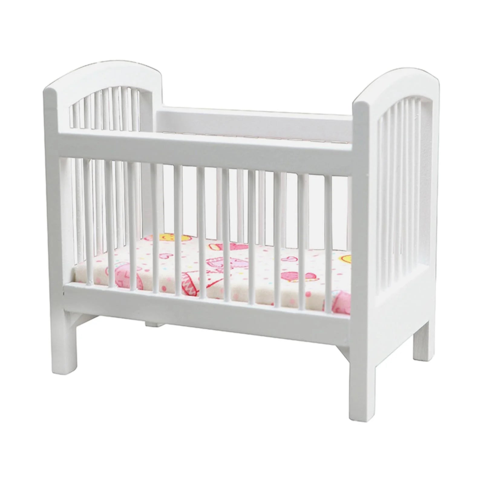1/12 Scale Wooden Crib Furniture Set Y9983