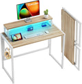 31.5 inch Folding Desk with Led Lights W2462