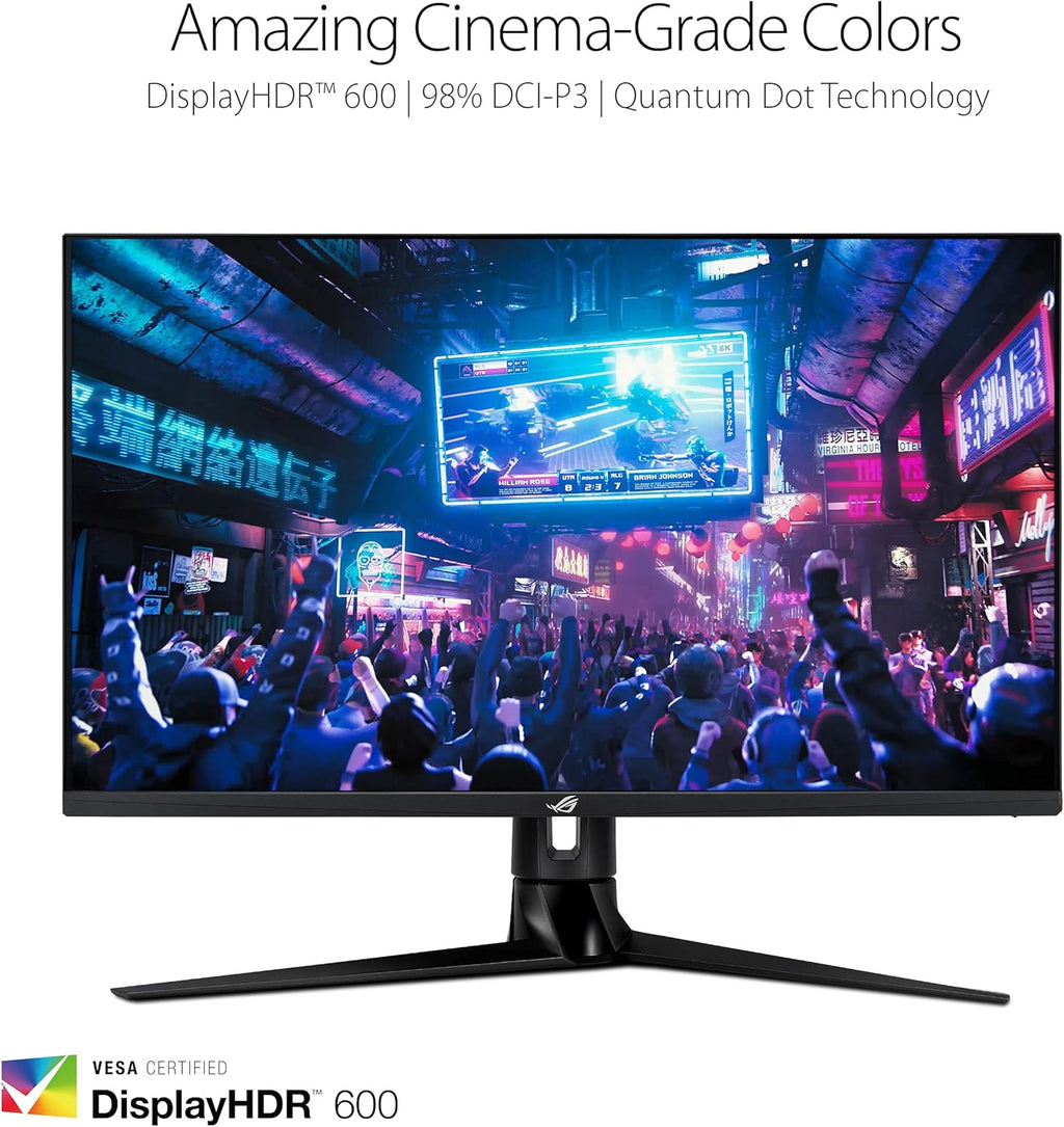 32” 4K HDR 144Hz Gaming Monitor, UHD (3840 x 2160), IPS, 1ms, G-SYNC Compatible, DisplayPort, USB A306967