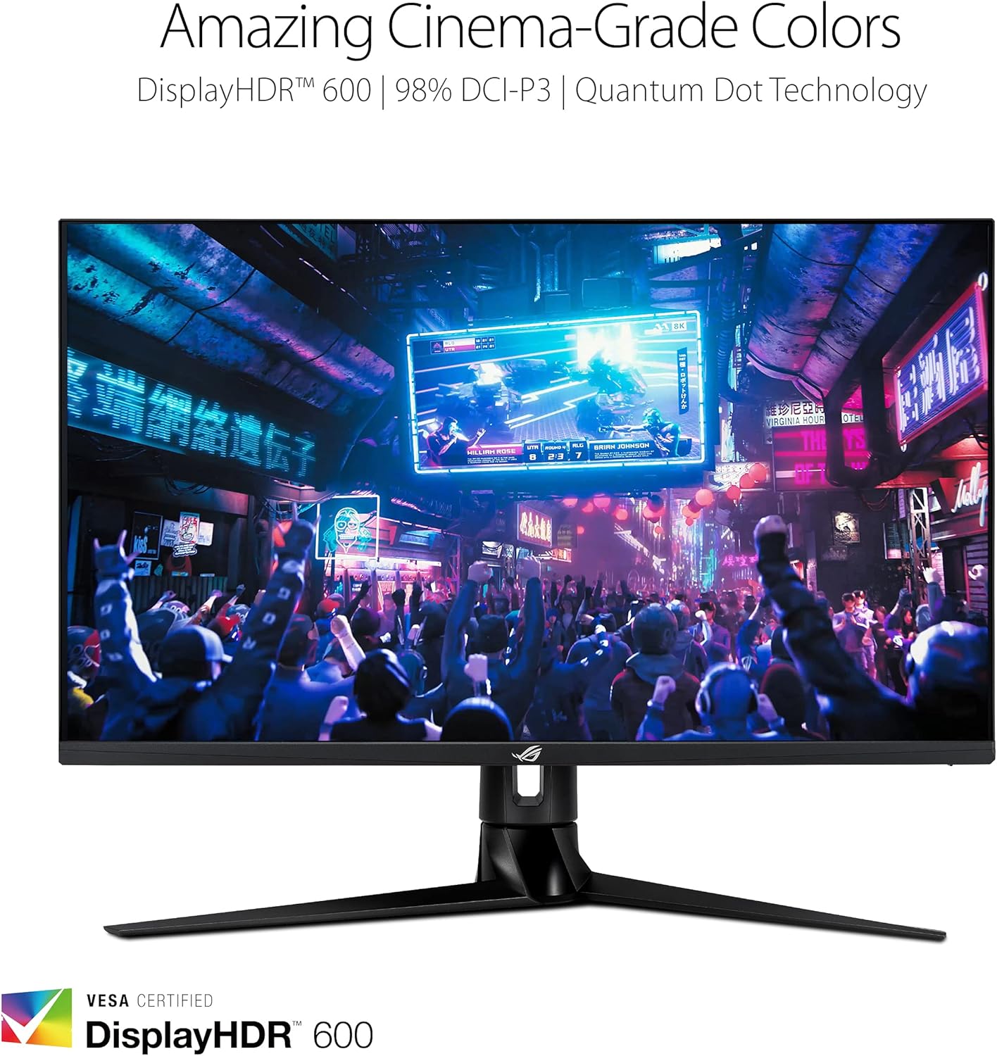 32” 4K HDR 144Hz Gaming Monitor, UHD (3840 x 2160), IPS, 1ms, G-SYNC Compatible, DisplayPort, USB A306967
