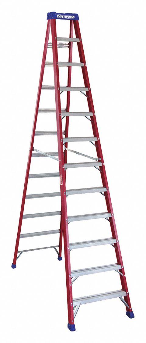 12 ft Fiberglass Stepladder A6941