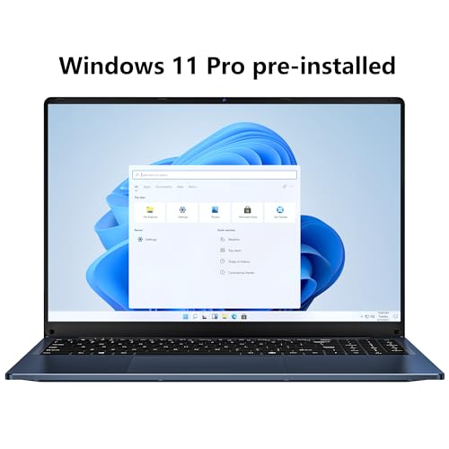 16 Inch Windows 11 Pro Gaming Laptop, 16GB RAM 1TB SSD, N150 Processor, Backlit Keyboard M583