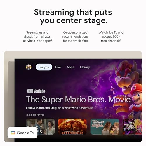 Porcelain 4K Google TV Streamer with 32 GB Storage W6654