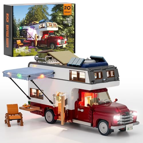 Camper-Van Building Set with LED Lighting Kit 1741 PCS Y3831