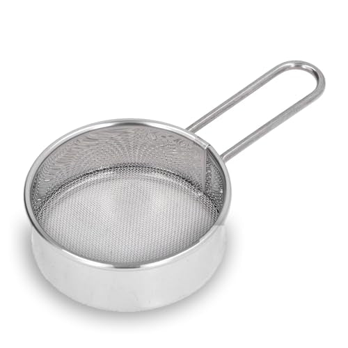 Stainless Steel Flour Sifter with Handle Fine Mesh G386