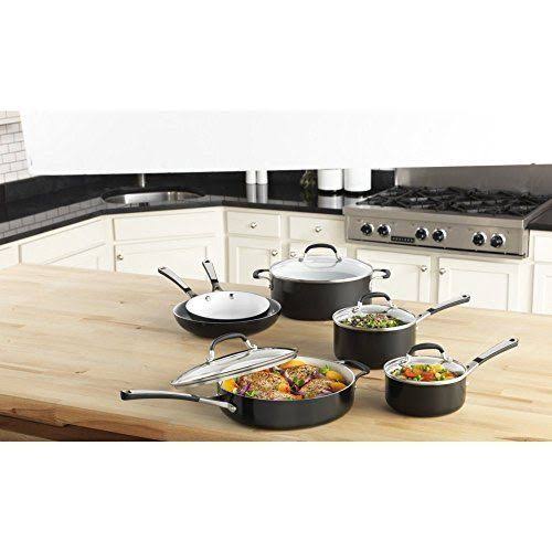 10 Piece Ceramic Nonstick Cookware Set S9671