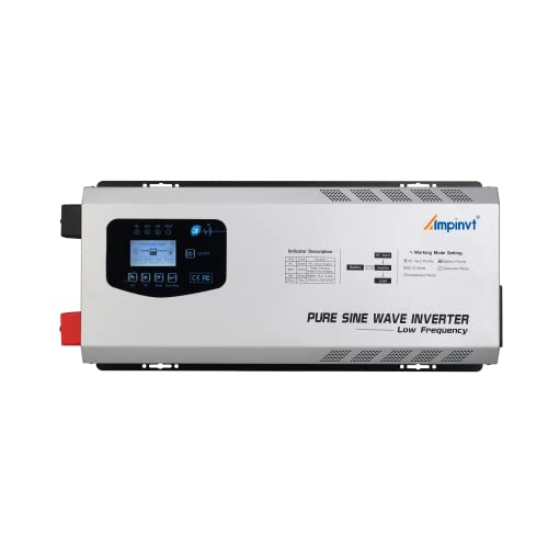 5000W Peak Pure Sine Wave Power Inverter 24V DC to 120/240V AC Split Phase M96252