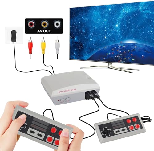 TV Retro Game Console with 2 Wired Controllers U861380