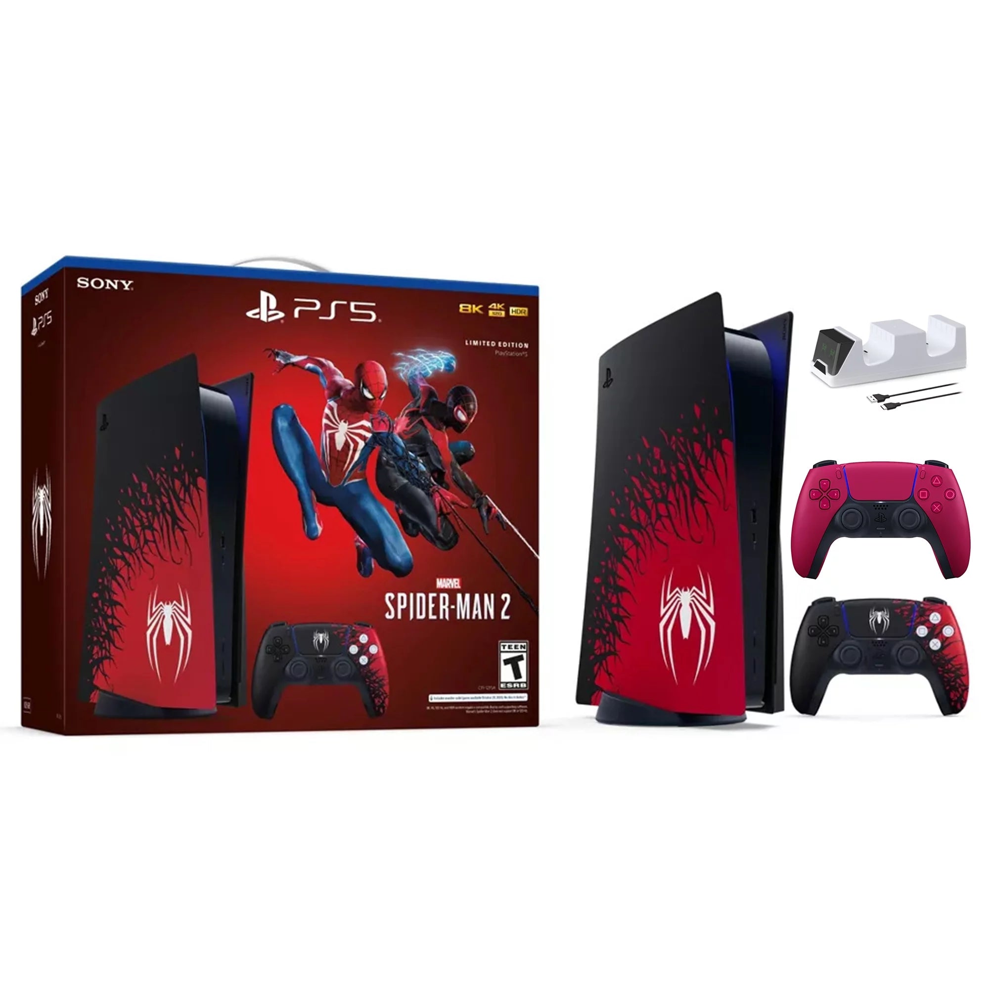 PS5 Disc Edition Gaming Console with Two Controllers E7394