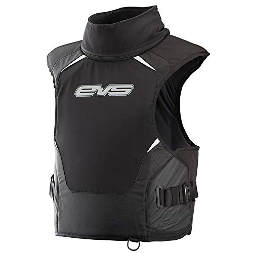 Black/Red Protective Snow Vest U539