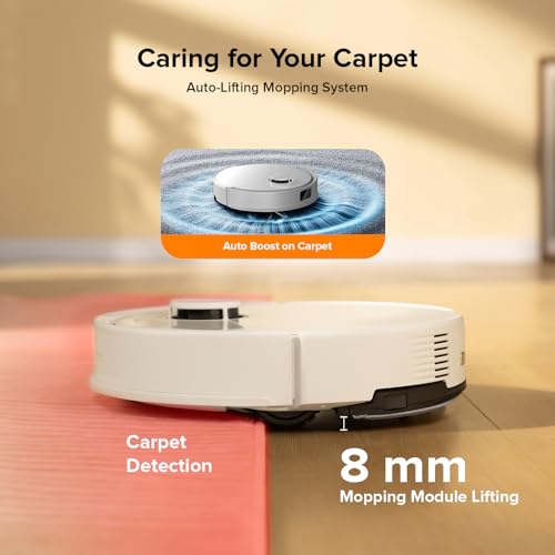 Robot Vacuum and Mop Cleaner with DuoRoller Brush U860594