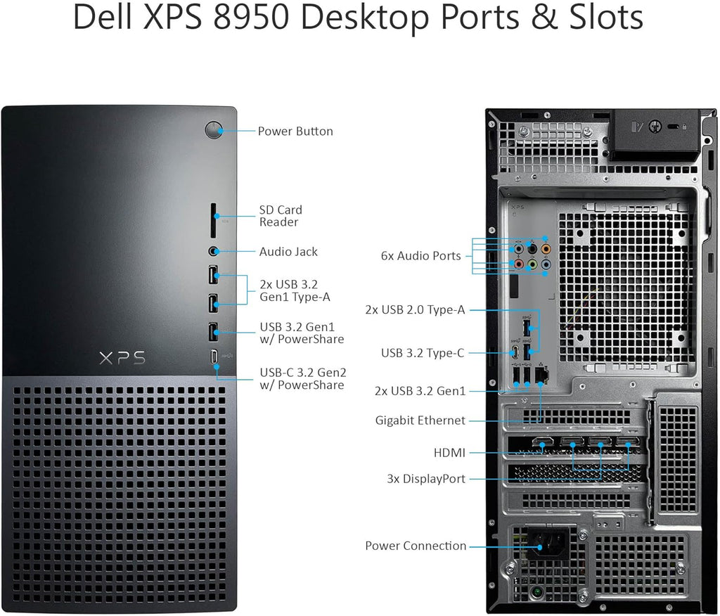12th Gen Intel Core i7-12700K 16GB DDR5 RAM 8TB SSD Desktop Computer C87534