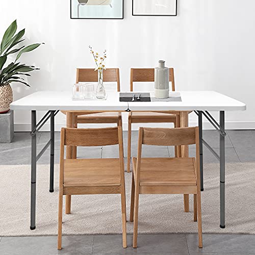 Granite White 5 FT Plastic Folding Table W3833