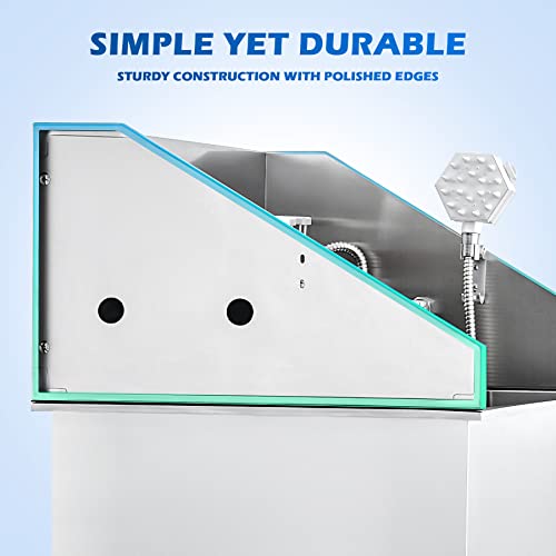 34 Inch Stainless Steel Dog Washing Station N635