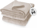 Champagne Heated Blanket Twin C36452