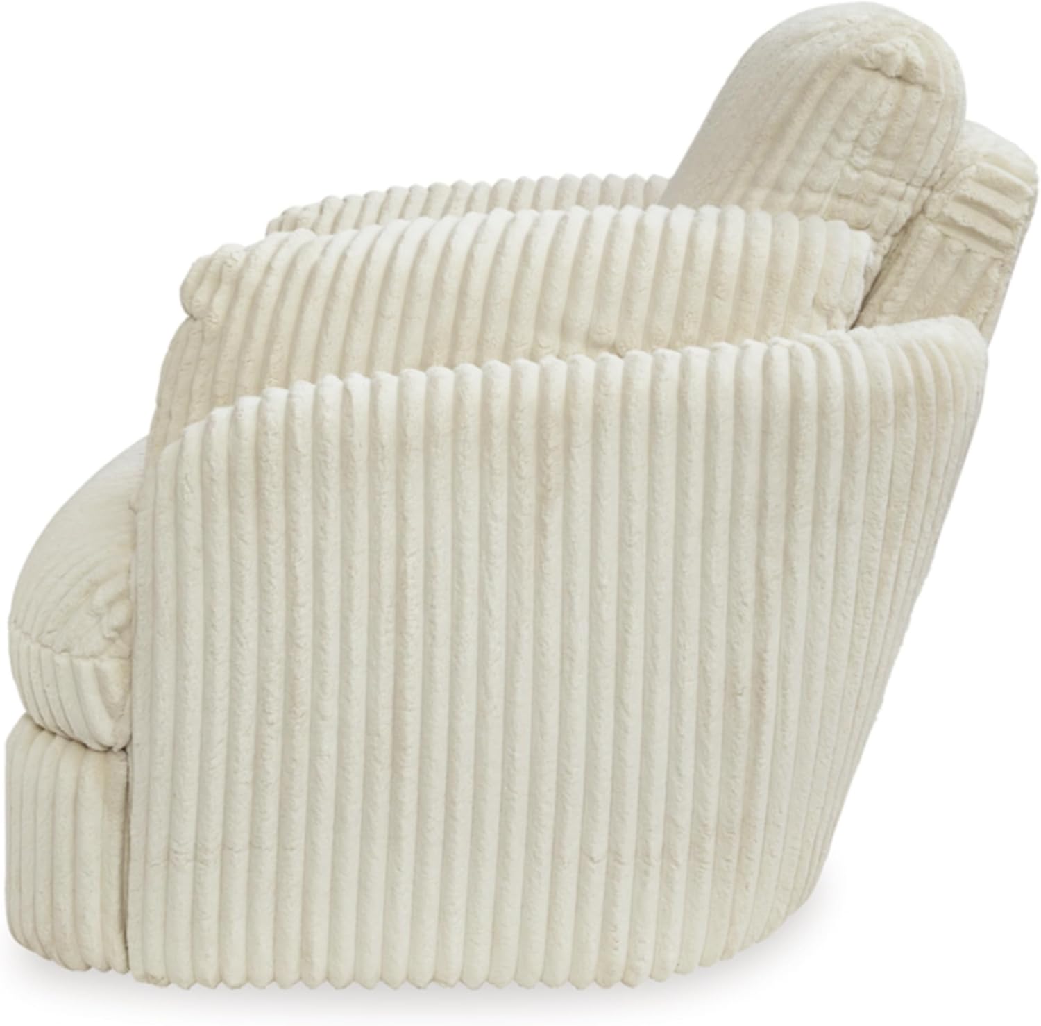 White Swivel Glider Recliner D915