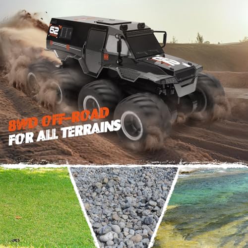 8WD Offroad Waterproof Remote Control Monster Truck E62572
