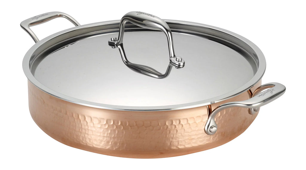 5-Quart Stainless Steel Hammered Stockpot Cookware N584