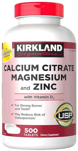 Calcium Citrate Magnesium and Zinc, 500 Tablets Z651734