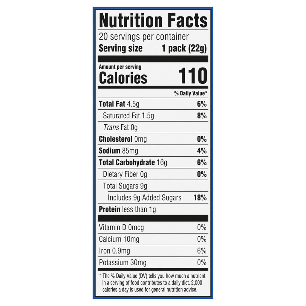 20 Snack Packs Chocolate Sandwich Cookies G88536