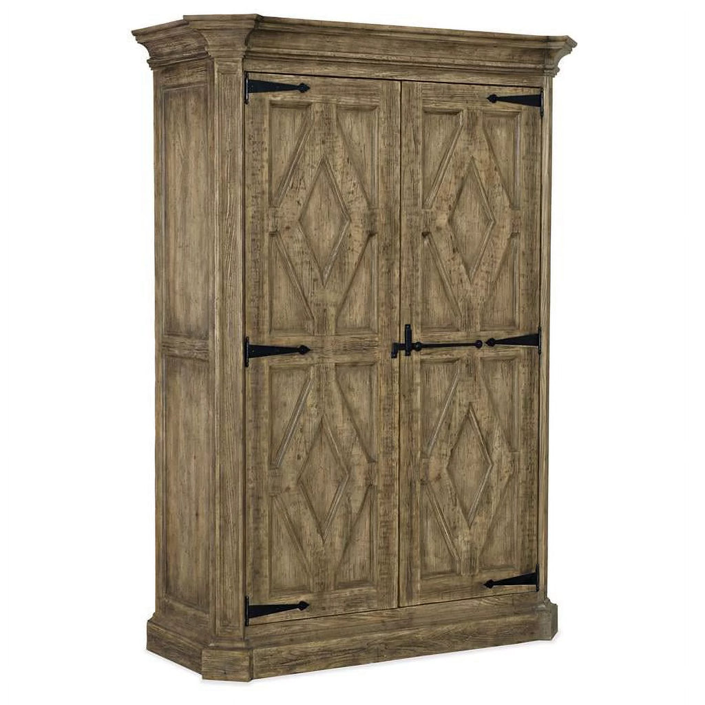 Vintage Barn Oak 2-Door Wood Wardrobe M23730