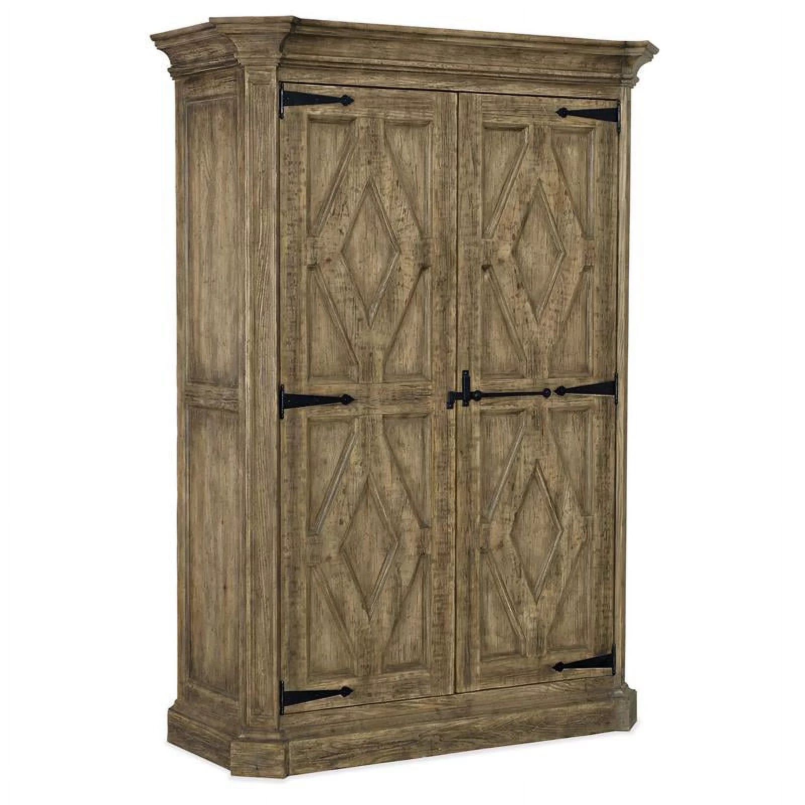 Vintage Barn Oak 2-Door Wood Wardrobe M23730