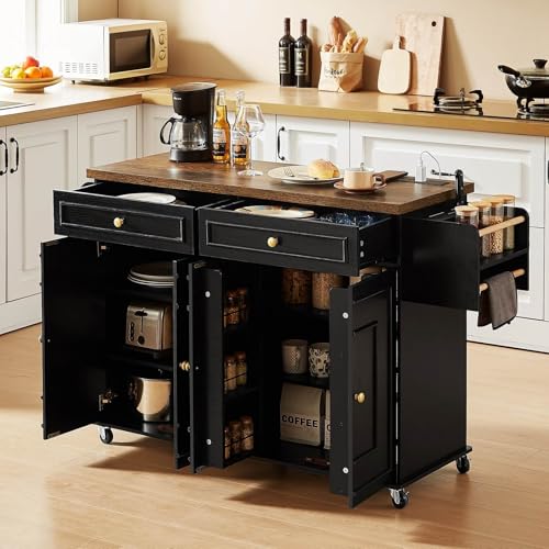 Mobile Kitchen Island with Storage H22240