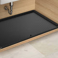 34" x 22" Flexible Silicone Under Sink Liner with Drain Hole Z591424