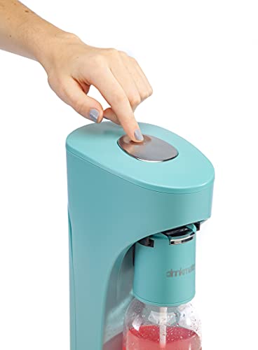 Arctic Blue Sparkling Water and Soda Maker with Two 60L CO2 Cylinders and Carbonation Bottle E346