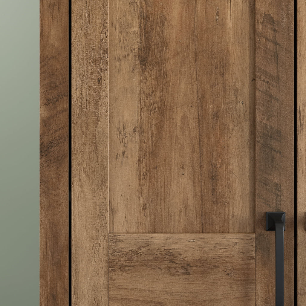 Rural Pine Finish Two-Door Storage Cabinet W665