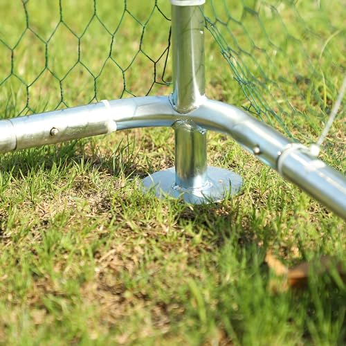 Large Metal Chicken Coop with Anti-UV Cover K88880