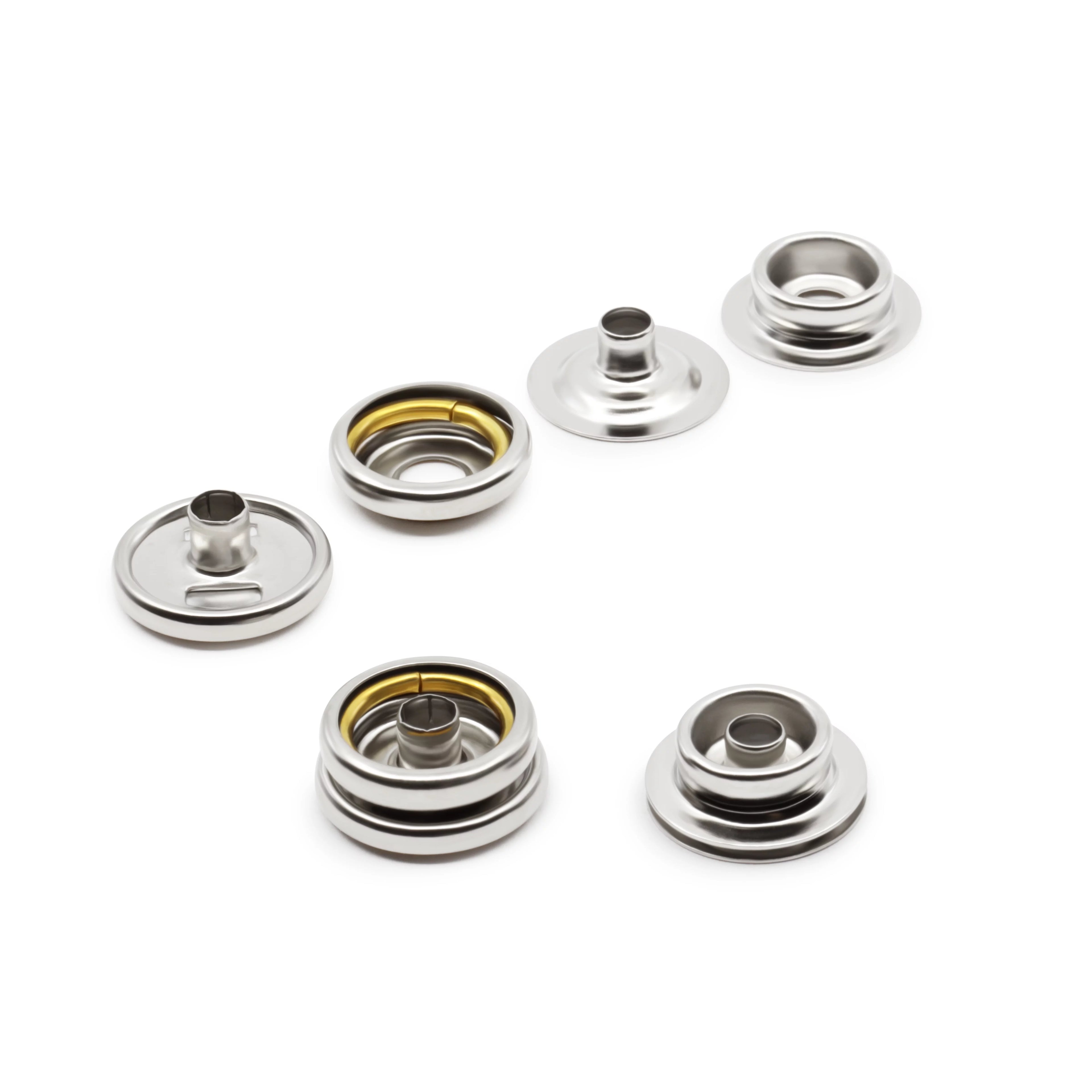 60 Sets Silver Heavy Duty Snaps M757