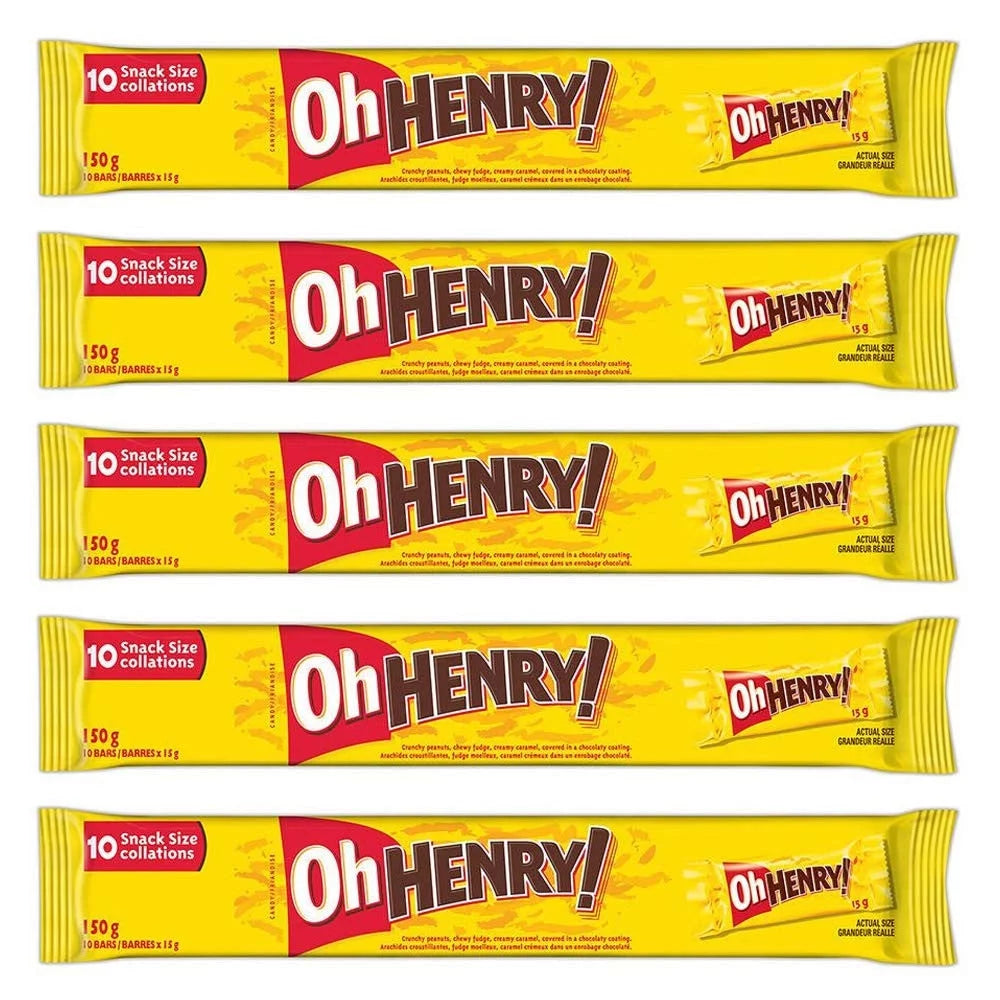 Snack Size Candy Bar 10ct, 5 Pack, 5.3 oz I89332