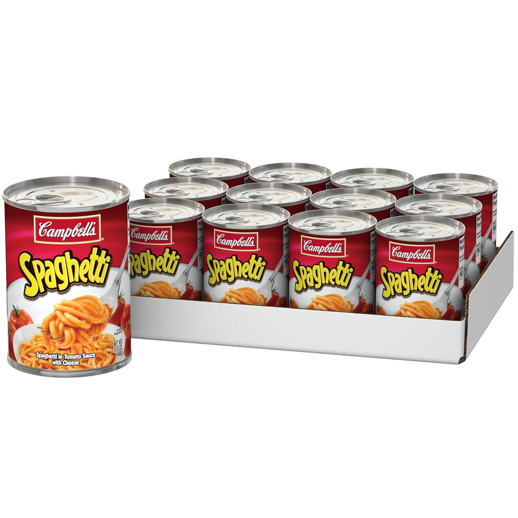 15.8 OZ Canned Spaghetti (Pack of 12) W537
