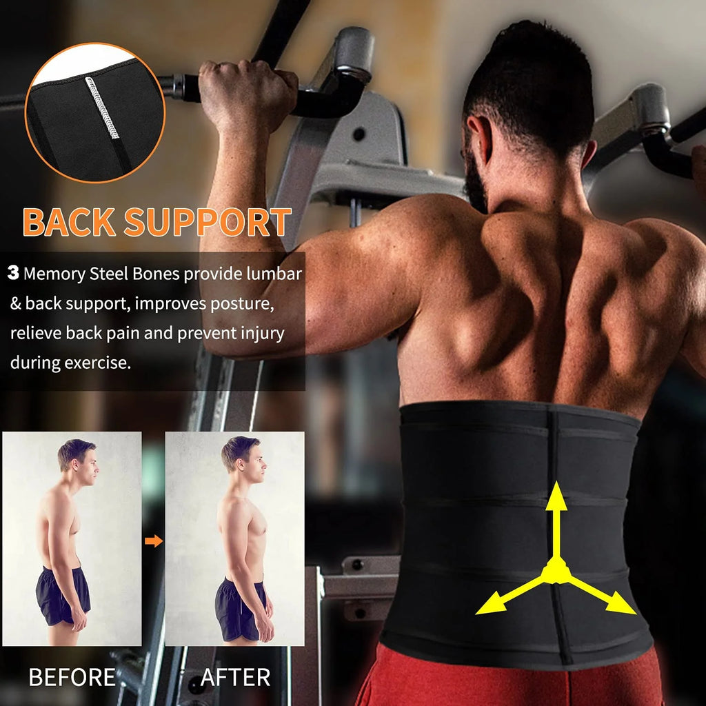 Neoprene Waist Trainer with 3 Straps I341801