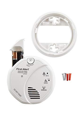 Battery Powered Photoelectric Smoke and Carbon Monoxide Combo Alarm with Voice F961849