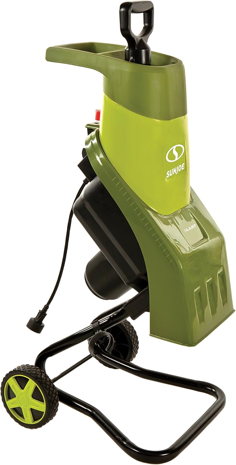 Electric Wood Chipper/Shredder, 14-Amp, 16:1 Reduction U675