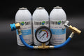 3 Cans R-1234yf with Brass Gauge R12940