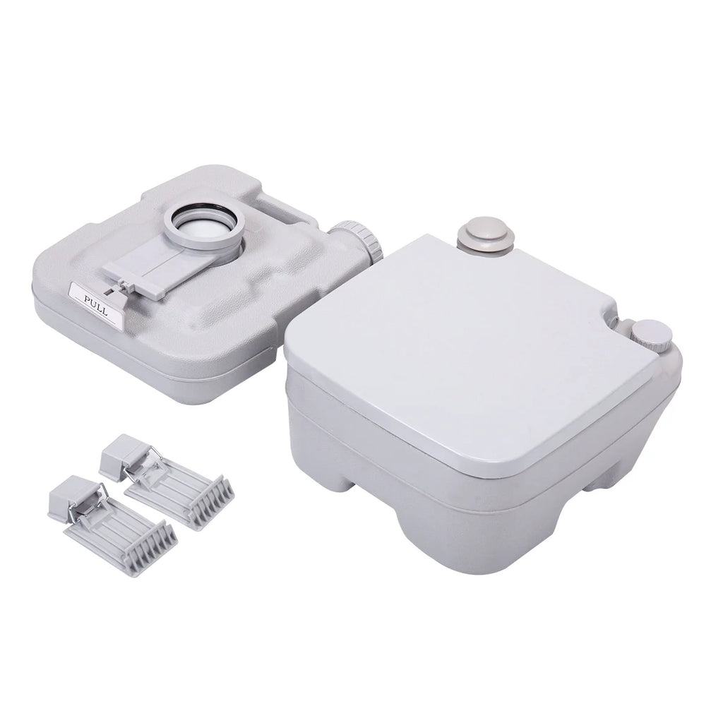 Lightweight 2.6 Gallon Flushable Camping Toilet G452