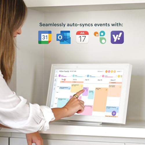 15-inch Wall Planner Digital Calendar Smart Touchscreen Interactive Display F3610