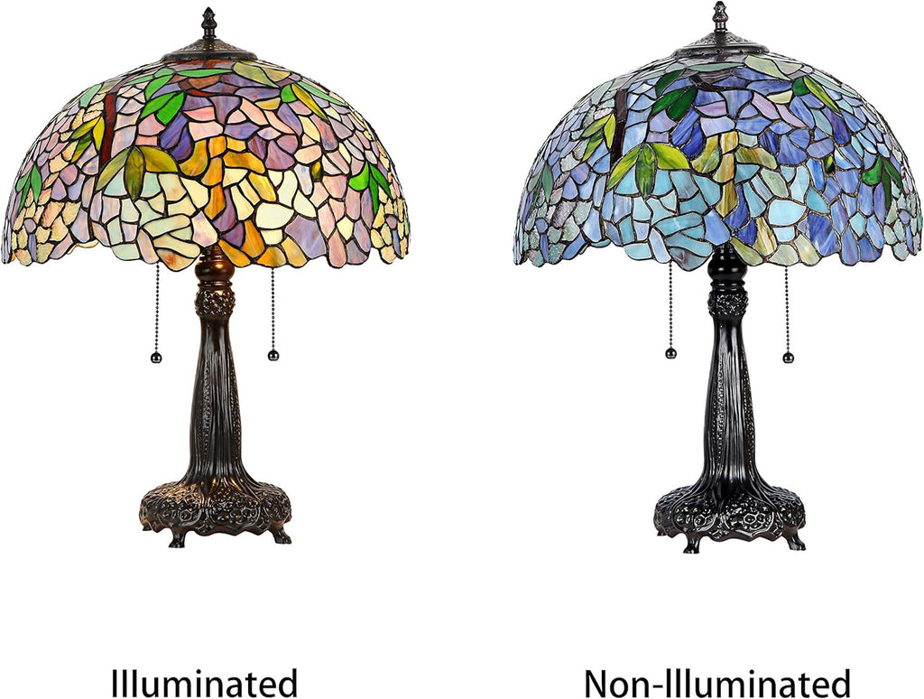 Tiffany-Style 2 Light Table Lamp 16" Shade A6569