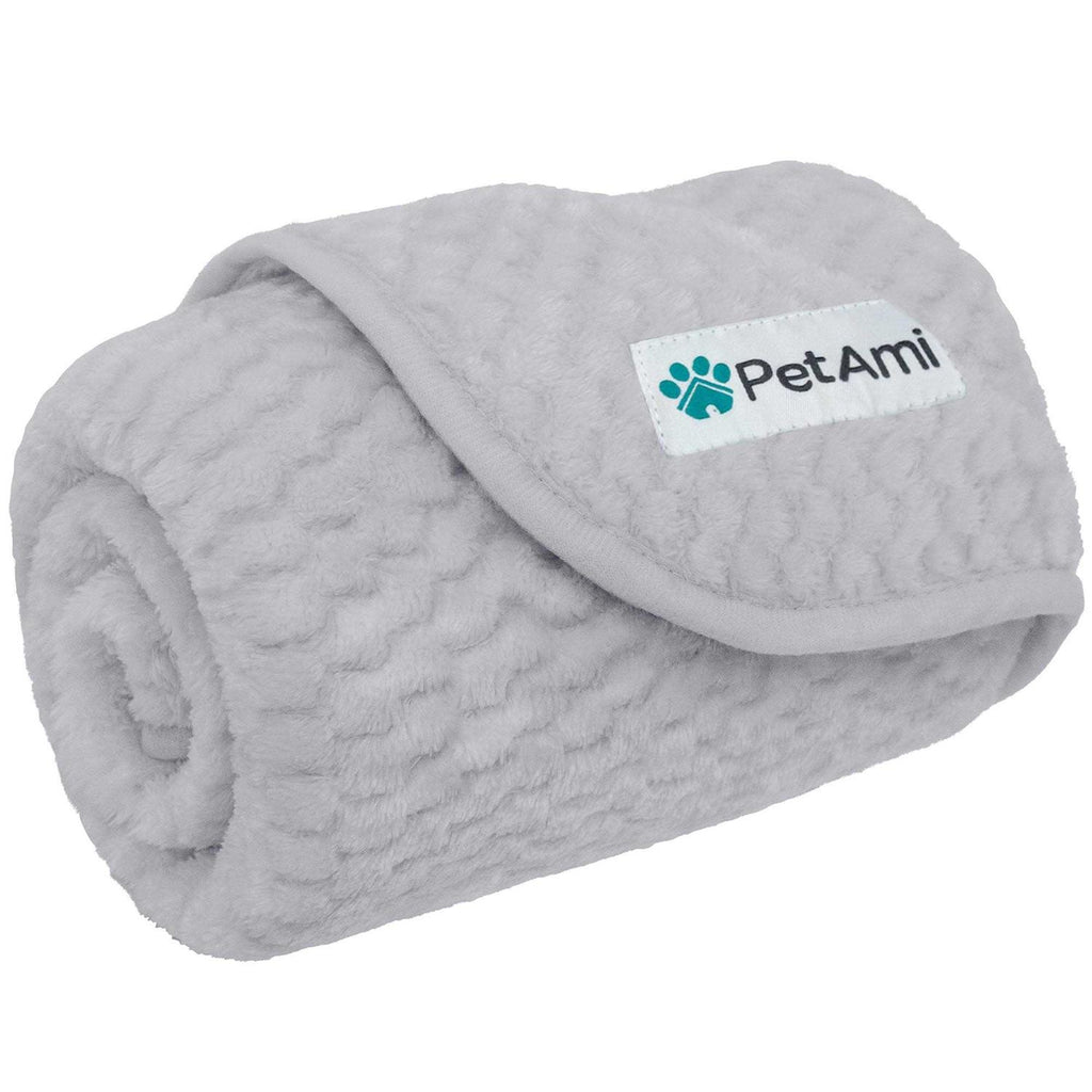 Sherpa Fleece Waterproof Waffle Cat Dog Blanket G177737