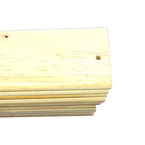 Twin Solid Pine Wood Bed Slats 40 in Pack of 13 E74065
