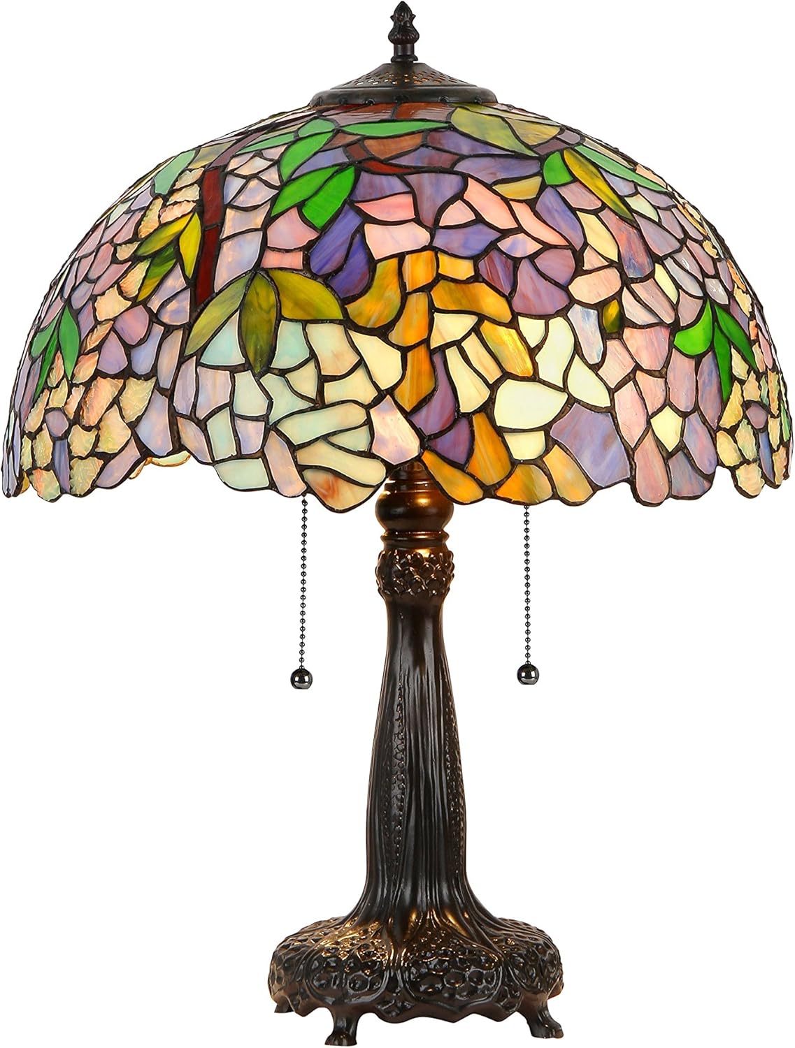 Tiffany-Style 2 Light Table Lamp 16" Shade A6569