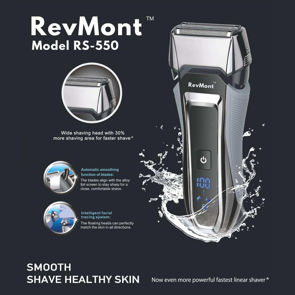 IPX7 Waterproof Rechargeable Electric Shaver T67640