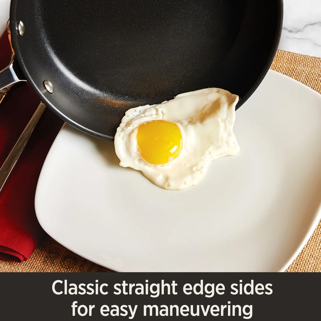 4-Quart Black Nonstick Hard Anodized Saute Pan M90214